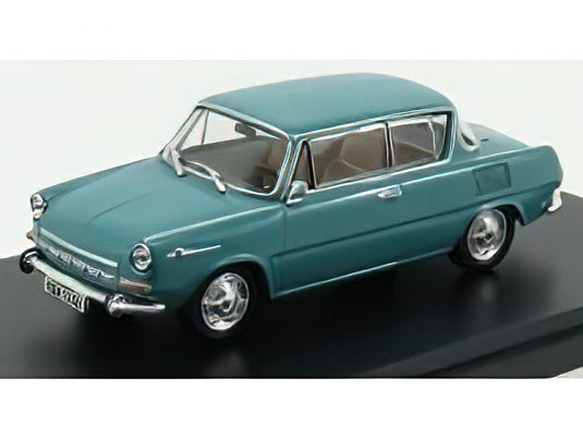 SKODA 1100 MBX 2-DOOR 1969 LIGHT TORQUOISE/ABREX 1/43ミニカー
