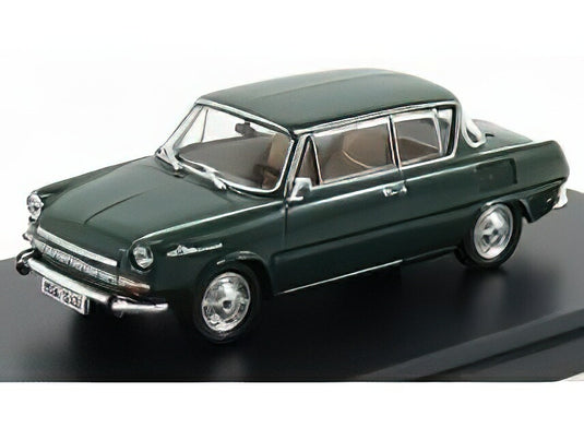 SKODA 1100 MBX 2-DOOR 1969 DARK GREEN/ABREX 1/43ミニカー