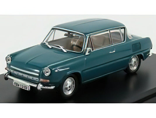 SKODA 1100 MBX 2-DOOR 1969 BLUE GREEN/ABREX 1/43ミニカー