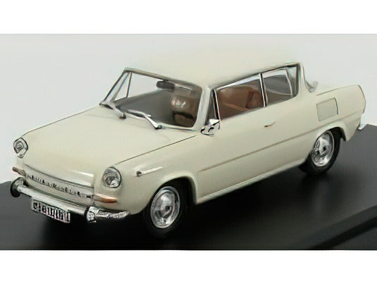 SKODA 1100 MBX 2-DOOR 1969 IVORY/ABREX 1/43ミニカー