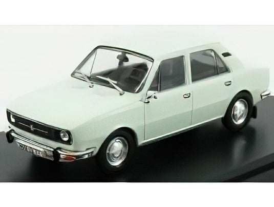 SKODA 105L 4-DOOR 1977 WHITE/ABREX 1/43ミニカー