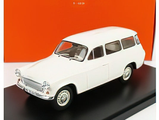 SKODA 1202 SW STATION WAGON 1964 WHITE/ABREX 1/43ミニカー