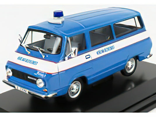 SKODA 1203 MINIBUS VEREJNA BEZPECNOST POLICE 1974 BLUE WHITE/ABREX 1/43ミニカー