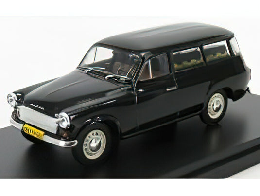 SKODA 1202 SW STATION WAGON 1964 HEARSE CARRO FUNEBRE FUNERAL CAR BLACK/ABREX 1/43ミニカー