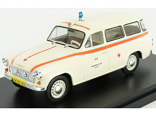 SKODA 1202 SW STATION WAGON AMBULANCE PRAGA 1964 CREAM/ABREX 1/43ミニカー