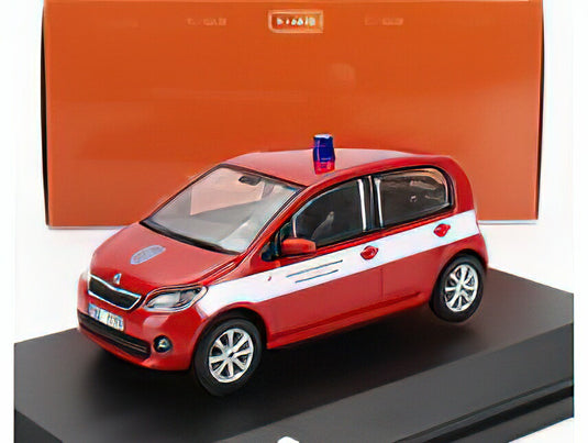 SKODA CITIGO 5-DOORS HZS FIRE ENGINE 1999 RED WHITE/ABREX 1/43ミニカー