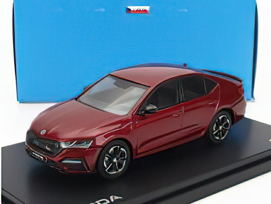 SKODA OCTAVIA IV RS 2020 RED MET/ABREX 1/43ミニカー