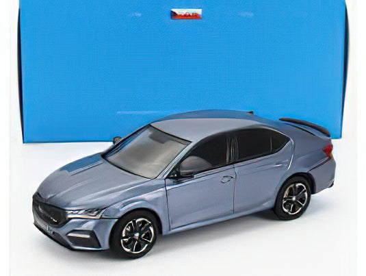 SKODA OCTAVIA IV RS 2020 LIGHT BLUE MET/ABREX 1/43ミニカー