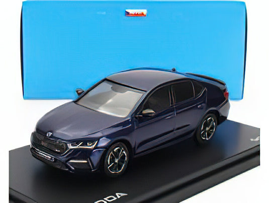 SKODA OCTAVIA IV RS 2020 BLUE EMT/ABREX 1/43ミニカー