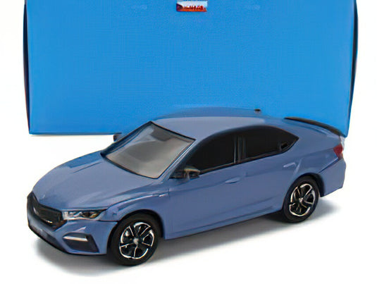 SKODA OCTAVIA IV RS 2020 LIGHT BLUE/ABREX 1/43ミニカー