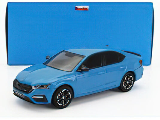 SKODA OCTAVIA IV RS 2020 LIGHT BLUE/ABREX 1/43ミニカー