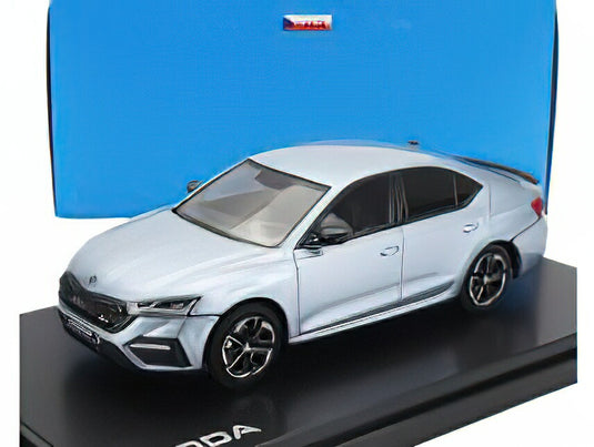 SKODA OCTAVIA IV RS 2020 LIGHT BLUE MET/ABREX 1/43ミニカー