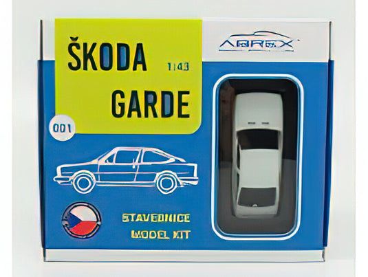 SKODA GARDE 1982 WHITE/ABREX 1/43ミニカー