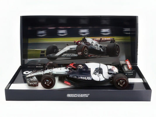 ALPHA TAURI  F1  AT04 TEAM ALPHA TAURI N 21 SILVERSTONE BRITISH GP 2023 NYCK DE VRIES  BLUE WHITE/MINICHAMPS 1/18ミニカー