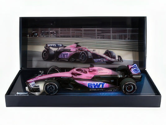 ALPINE  F1  A523 TEAM BWT ALPINE N 31 BAHRAIN GP 2023 ESTEBAN OCON  PINK BLUE BLACK/MINICHAMPS 1/18ミニカー