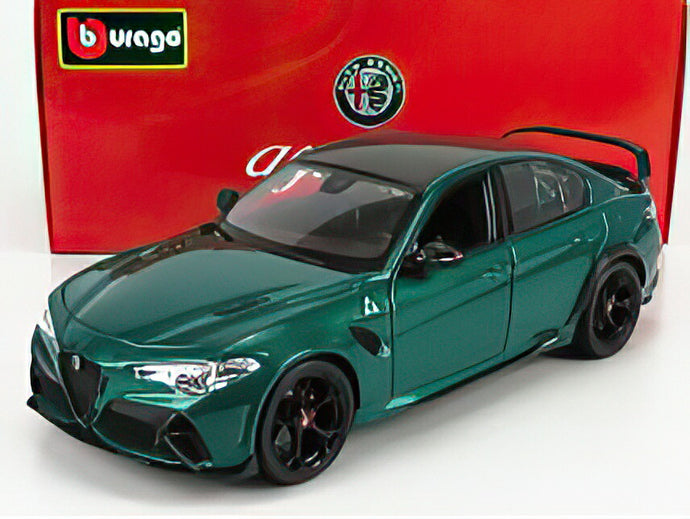 ALFA ROMEO  GIULIA GTAm 2020  VERDE MONTREAL  GREEN MET/BBurago 1/18ミニカー 海外限定