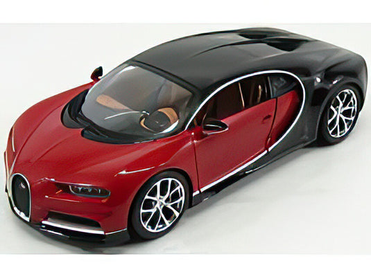 BUGATTI  CHIRON LE PATRON 2016  ITALIAN RED  NOCTURNE BLACK/BBurago 1/18ミニカー