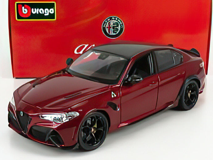 ALFA ROMEO  GIULIA GTA 2020  ROSSO ALFA MET  DARK RED MET/BBurago 1/18ミニカー 海外限定