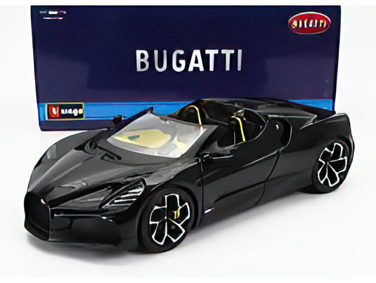 BUGATTI  W16 MISTRAL 2023  BLACK/BBurago 1/18ミニカー