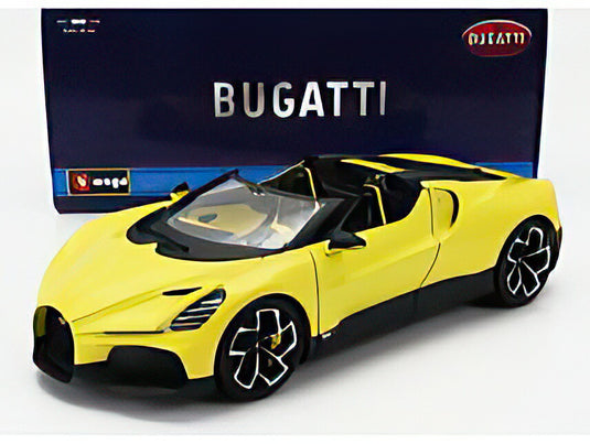 BUGATTI  W16 MISTRAL 2023  YELLOW/BBurago 1/18ミニカー