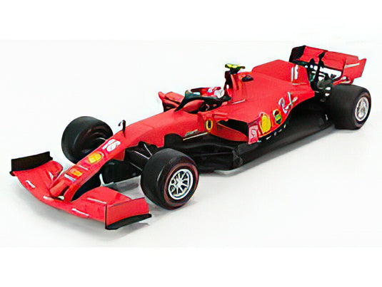 FERRARI  F1 SF1000 TEAM SCUDERIA FERRARI MISSION WINNOW N 16 2nd AUSTRIAN GP 2020 C.LECLERC  WITH SOFT RED WHEELS  MATT RED/BBurago 1/18ミニカー