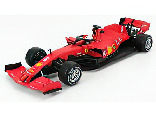 FERRARI  F1 SF1000 TEAM SCUDERIA FERRARI MISSION WINNOW N 5 AUSTRIAN GP 2020 S.VETTEL  WITH HARD WHITE WHEELS  MATT RED/BBurago 1/18ミニカー