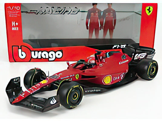 FERRARI  F175 SCUDERIA FERRARI N 16 SEASON 2022 CHARLES LECLERC  YELLOW WHEELS  RED/BBurago 1/18ミニカー 海外限定
