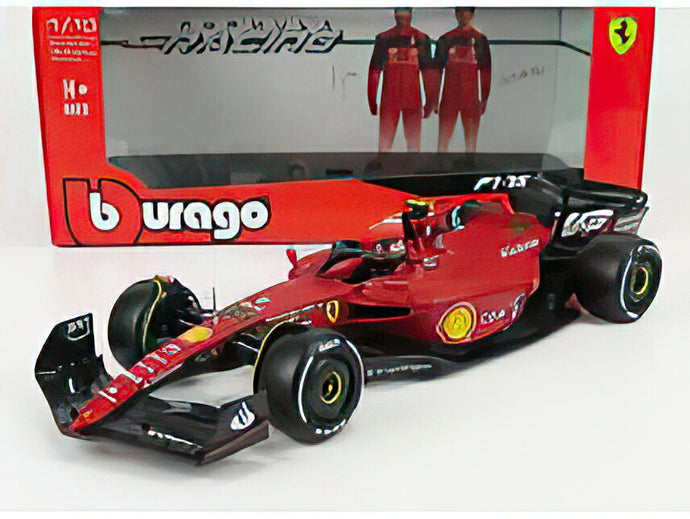 FERRARI  F175 SCUDERIA FERRARI N 55 SEASON 2022 CARLOS SAINZ  WHITE WHEELS  RED/BBurago 1/18ミニカー 海外限定