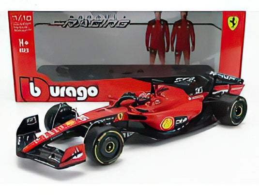 FERRARI  F1 SF23 TEAM SCUDERIA FERRARI N 16 SEASON 2023 CHARLES LECLERC  RED BLACK/BBurago 1/18ミニカー 海外限定