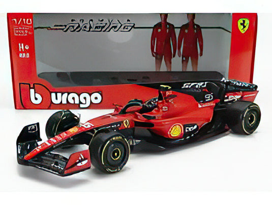 FERRARI  F1 SF23 TEAM SCUDERIA FERRARI N 55 SEASON 2023 CARLOS SAINZ  RED BLACK/BBurago 1/18ミニカー 海外限定