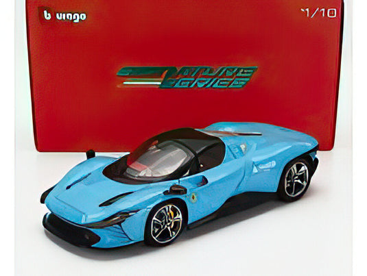 FERRARI  DAYTONA SP3 CLOSED ROOF 2022  BABY BLUE/BBurago 1/18ミニカー