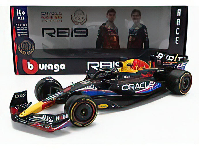 RED BULL  F1 RB19 TEAM ORACLE RED BULL RACING N 1 WORLD CHAMPION WINNER AUSTIN USA GP 2023 MAX VERSTAPPEN  MATT BLUE/BBurago 1/18ミニカー 海外限定