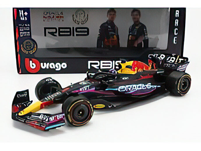 RED BULL  F1 RB19 TEAM ORACLE RED BULL RACING N 1 WORLD CHAMPION WINNER MIAMI GP 2023 MAX VERSTAPPEN  MATT BLUE/BBurago 1/18ミニカー 海外限定