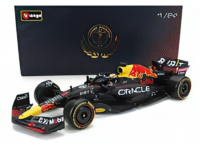 RED BULL  F1 RB18 TEAM ORACLE RED BULL RACING N 1 WORLD CHAMPION SEASON 2022 MAX VERSTAPPEN フィギュア付き MATT BLUE YELLOW RED/BBurago 1/24ミニカー