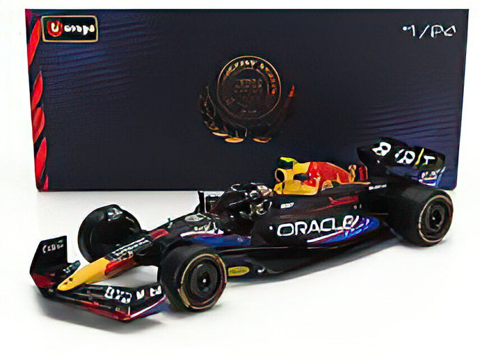 RED BULL  F1 RB19 TEAM ORACLE RED BULL RACING N 11 4th AUSTIN USA GP 2023 SERGIO PEREZ フィギュア付き MATT BLUE/BBurago 1/24ミニカー 海外限定
