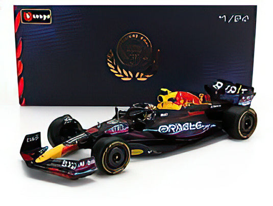 RED BULL  F1 RB19 TEAM ORACLE RED BULL RACING N 11 2nd MIAMI GP 2023 SERGIO PEREZ フィギュア付き MATT BLUE/BBurago 1/24ミニカー