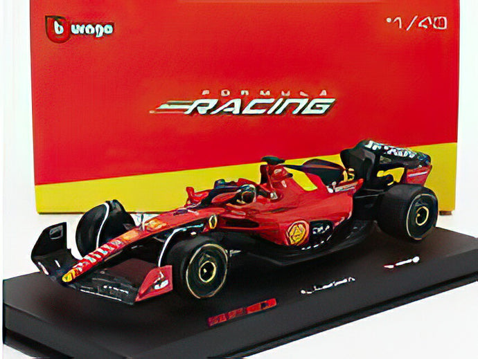 【予約】2025年発売予定FERRARI  F1 SF23 TEAM SCUDERIA FERRARI N 16 4th MONZA ITALY GP 2023 CHARLES LECLERC フィギュア付き RED BLACK YELLOW/BBurago 1/43ミニカー 海外限定
