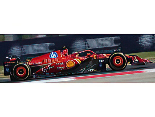 【予約】2025年発売予定FERRARI  F1 SF24 TEAM SCUDERIA FERRARI N 55 4th ITALY MONZA GP 2024 CARLOS SAINZ フィギュア付き RED WHITE BLACK/BBurago 1/43ミニカー 海外限定