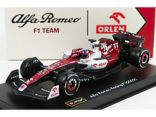 ALFA ROMEO  F1 C42 TEAM ORLEN RACING N 77 BAHRAIN GP 2022 VALTTERI BOTTAS WHITE RED MET/BBurago 1/43ミニカー 海外限定