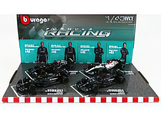 MERCEDES GP  SET F1 4X W14 TEAM MERCEDESAMG PETRONAS FORMULA ONE N 44 SEASON 2023 LEWIS HAMILTON  N 63 SEASON 2023 GEORGE RUSSELL/BBurago 1/43ミニカー