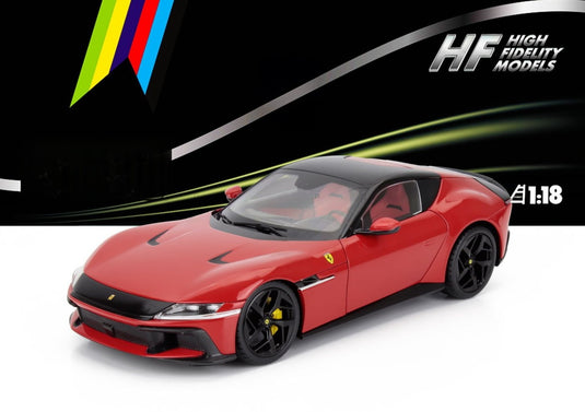 【予約】2026年発売予定FERRARIフェラーリ 12チリンドリ 2024 ロッソコルサ レッド 海外限定 WINDOW BOX - HIGH FIDELITY MODEL - WITH OPENINGS / 海外限定 1/18 ミニカー