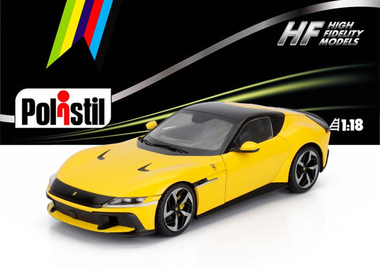 【予約】2026年発売予定FERRARIフェラーリ 12チリンドリ 2024 ジャッロモデナ イエロー 海外限定 WINDOW BOX - HIGH FIDELITY MODEL - WITH OPENINGS / 海外限定 1/18 ミニカー
