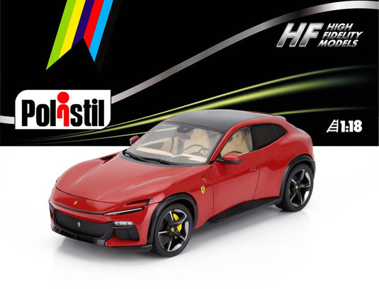【予約】2026年発売予定FERRARIフェラーリ プロサングエ 2022 ロッソコルサ 322 クリーム内装 海外限定 WINDOW BOX - HIGH FIDELITY MODEL - WITH OPENINGS / 海外限定 1/18 ミニカー