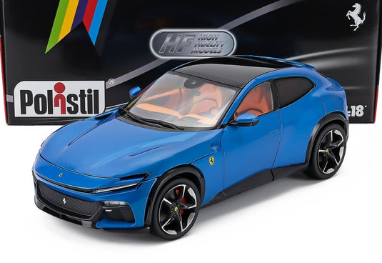 FERRARIフェラーリ プロサングエ 2022 ブルコルサ ブルーメタリック 海外限定 WINDOW BOX - HIGH FIDELITY MODEL - WITH OPENINGS / 海外限定 1/18 ミニカー