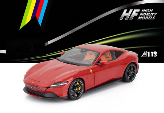 【予約】2026年発売予定FERRARIフェラーリ ローマ 2019 ロッソコルサ 322 レッド 海外限定 WINDOW BOX - HIGH FIDELITY MODEL - WITH OPENINGS / 海外限定 1/18 ミニカー