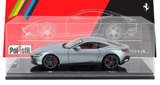 【予約】2026年発売予定FERRARIフェラーリ ローマ 2019 グリジオチタニオ グレーメタリック 海外限定 HARDCASE - HIGH FIDELITY MODEL - WITH OPENINGS / 海外限定 1/18 ミニカー