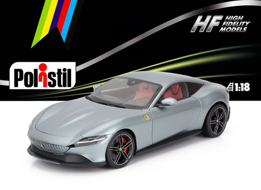 【予約】2026年発売予定FERRARIフェラーリ ローマ 2019 グリジオチタニオ グレーメタリック 海外限定 WINDOW BOX - HIGH FIDELITY MODEL - WITH OPENINGS / 海外限定 1/18 ミニカー