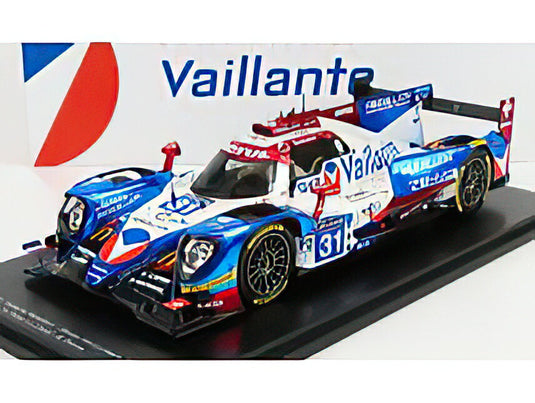 ORECA  07 GIBSON GK428 4.2L V8 TEAM VAILLANTE REBELLION N 31 24h LE MANS 2017 B.SENNA  N.PROST  J.CANAL  WHITE BLUE/Spark 1/18ミニカー