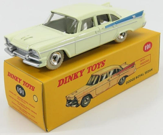 DODGEダッジ ロイヤル セダン 1955 クリームライトブルー DINKY-ATLAS-COLLECTION / EDICOLA 1/43 ミニカー
