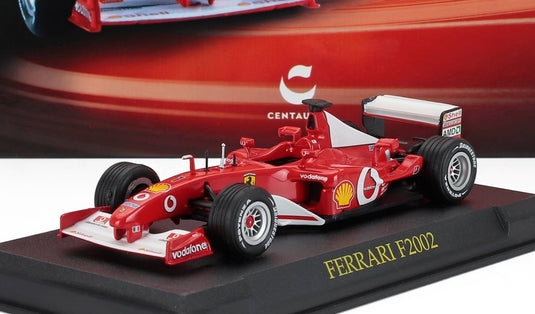 FERRARIフェラーリ F1 F2002 N 1 2002 ミハエルシューマッハ 写真集付 108ページ レッドホワイト FERRARI-F1-COLLECTION-GLI-ANNI-DEL-GRANDE-DOMINIO / EDICOLA 1/43